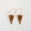 Cosmic triangle earrings