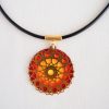 Plexus mandala necklace