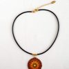 Plexus mandala necklace