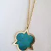 Cosmic turquoise necklace