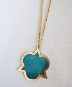 Cosmic turquoise necklace