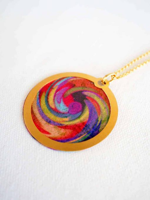 A double-sided cosmic storm chain