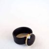 Black urban silicone ring