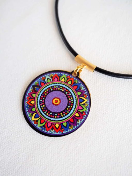 Colorful Mandala necklace