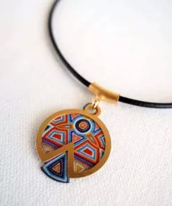 Cosmic mandala necklace