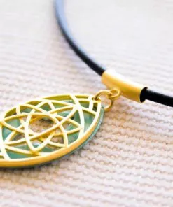 Cosmic marquise necklace