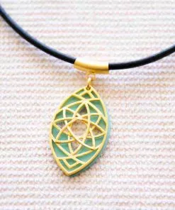 Cosmic marquise necklace