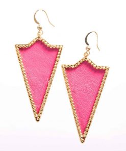 Triple pink earrings