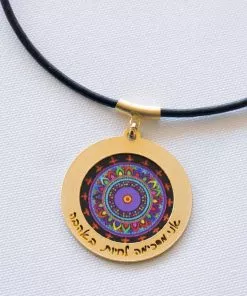 Mandela necklace "I'm ready to live in love"