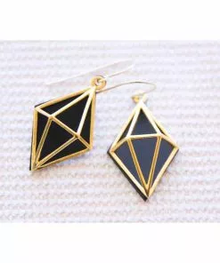 Gold Cosmic Diamond Earrings