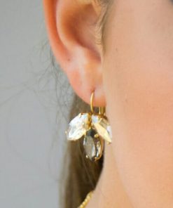 Sparkling petals earrings
