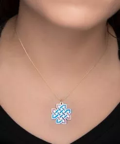 שרשרת "הקשר האינסופי" "INFINITY" עדינה