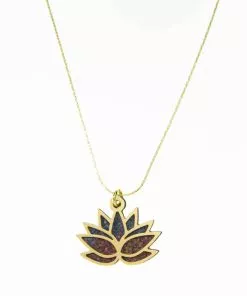 Necklace "Mandela" flower delicate life