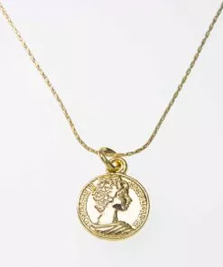 A silver Druze necklace