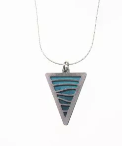 Delicate double-sided silver "HORIZON" chain