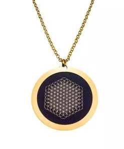 Elegant "Seed of Life" Mandela necklace