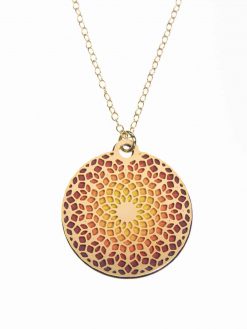 Delicate bilateral "seed of life" pendant