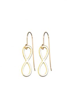 AE-654-G Infinity Gold Earrings