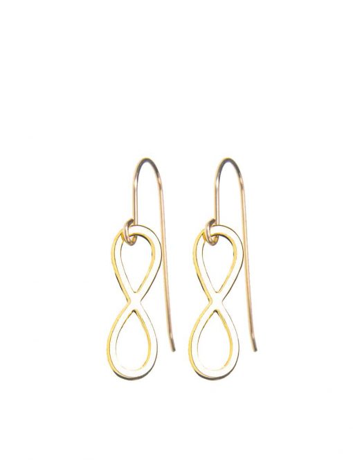 Golden Infinity Earrings