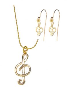 Sol Key Necklace & Earrings - Copy