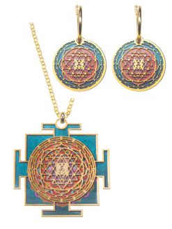 Mandela jewelry necklace and earrings (2)