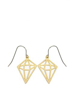 Gold Diamond Earrings