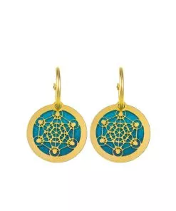 Two sided "Metatron" earrings
