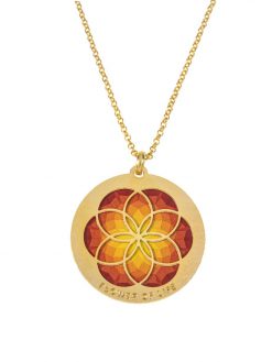 Bilateral "Flower of Life" necklace