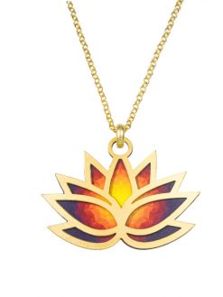 Two-sided fire lotus chain